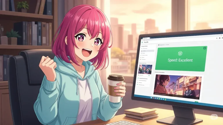 워드프레스 사이트킷(SiteKit) 플러그인 속도 저하 문제를 해결해서 기뻐하는 블로거